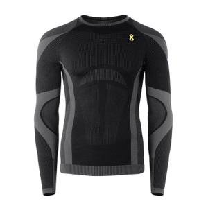 Camiseta funcional hombre Rilax Noah negra - manga larga