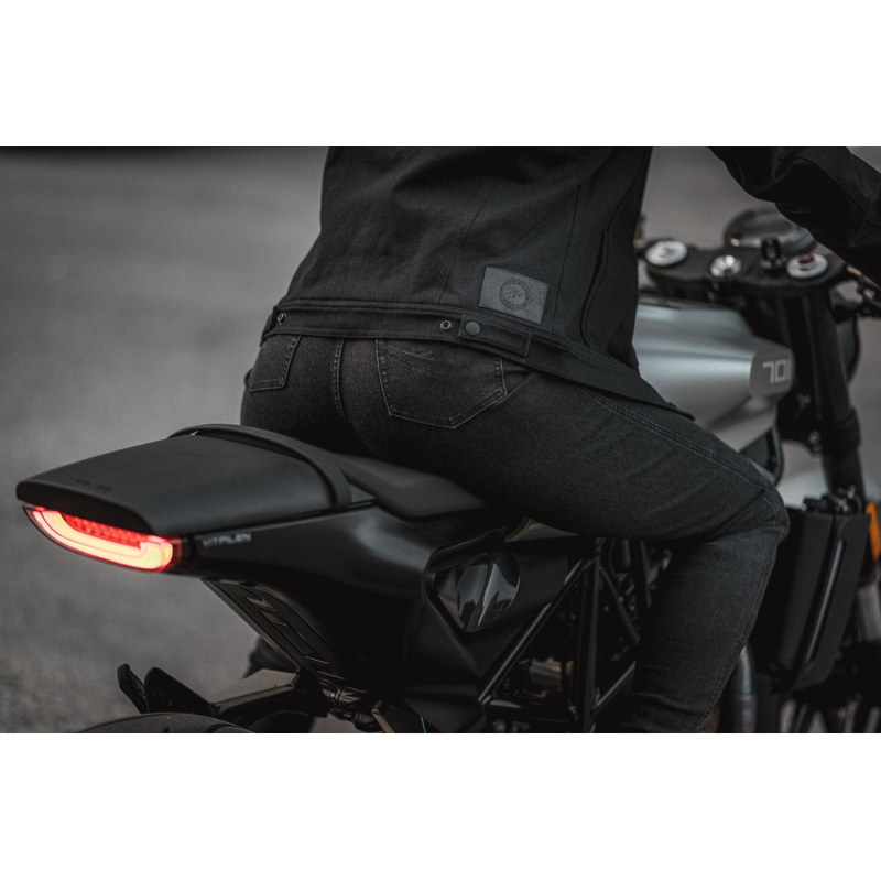 Vaqueros moto mujer PANDO MOTO Kusari Cor 01 negro liquidación