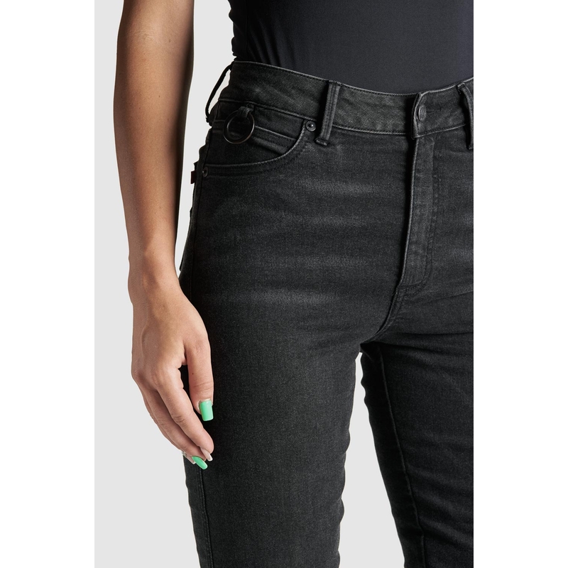 Vaqueros moto mujer PANDO MOTO Kusari Cor 01 negro liquidación