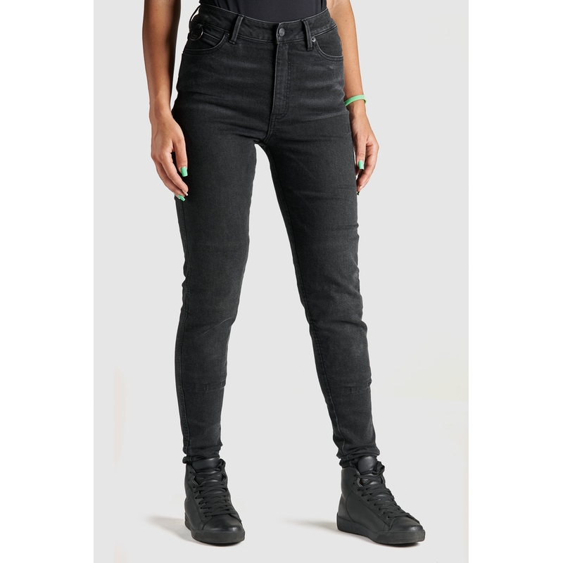 Vaqueros moto mujer PANDO MOTO Kusari Cor 01 negro liquidación
