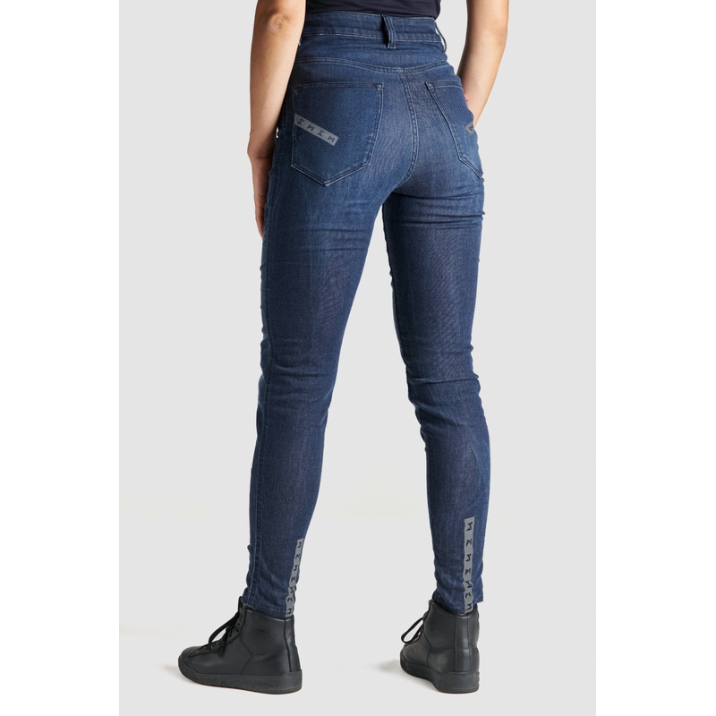 Vaqueros moto mujer PANDO MOTO Kusari Cor 02 azul liquidación