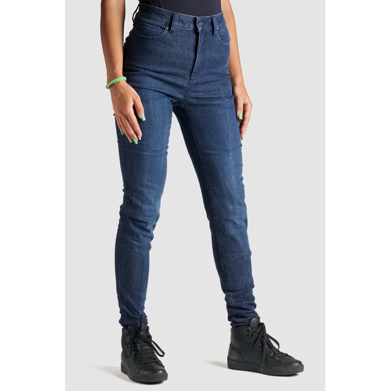 Vaqueros moto mujer PANDO MOTO Kusari Cor 02 azul liquidación