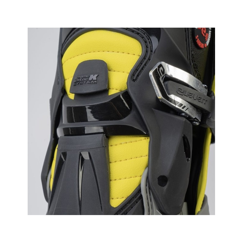 Botas de moto Eleveit X-Legend gris-amarillo liquidación