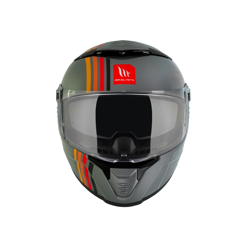 Casco Integral de Moto MT Thunder 4 SV Mil C2 Gris Mate Oferta liquidación