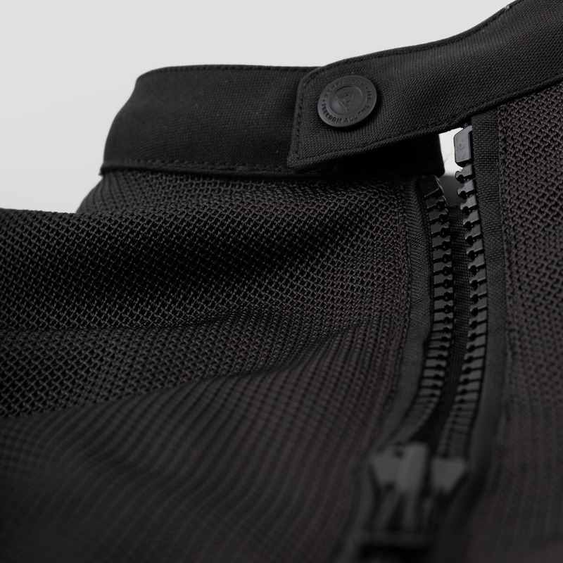 Chaqueta de moto negra Rebelhorn Wave
