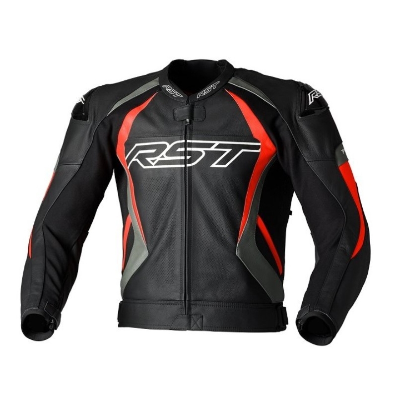 Bunda na motorku RST Tractech Evo 4 CE černo-šedo-červená výprodej