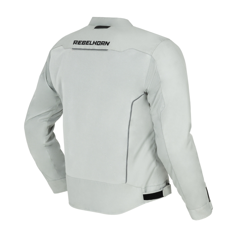 Chaqueta de moto Rebelhorn Wave gris