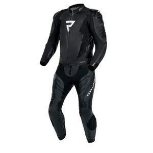Traje de moto Rebelhorn Veloce negro y blanco