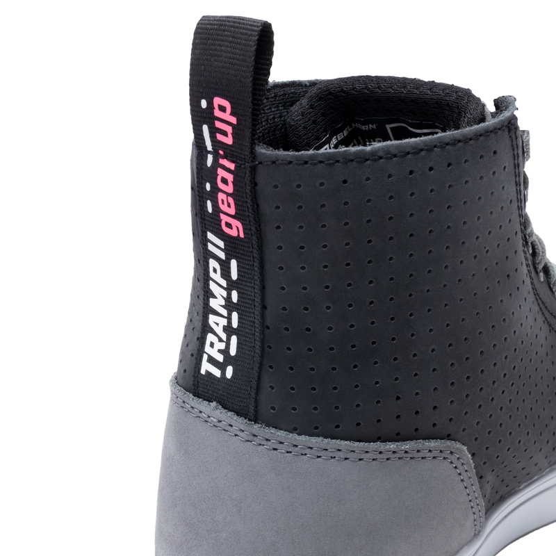 Botas de moto para mujer Rebelhorn Tramp II negras y grises