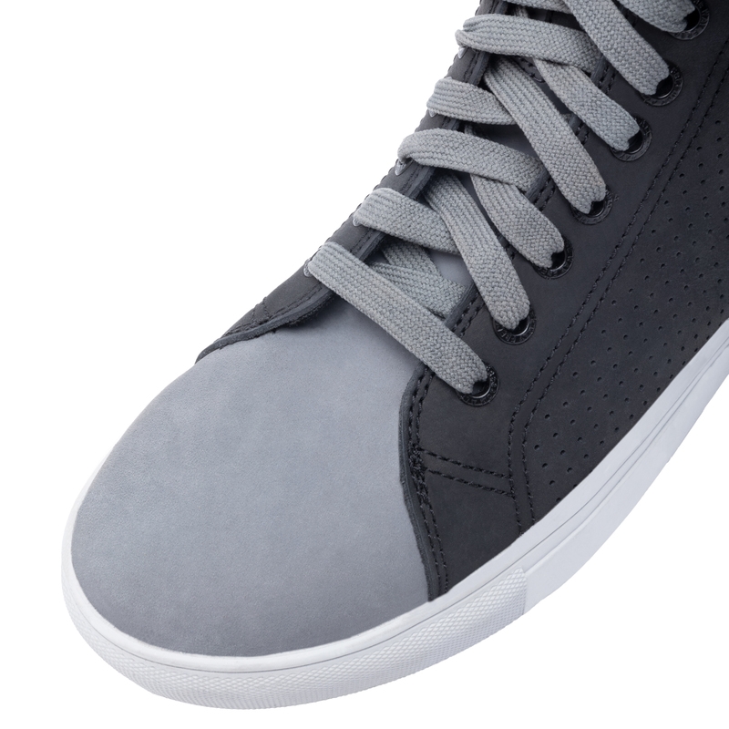 Botas de moto para mujer Rebelhorn Tramp II negras y grises
