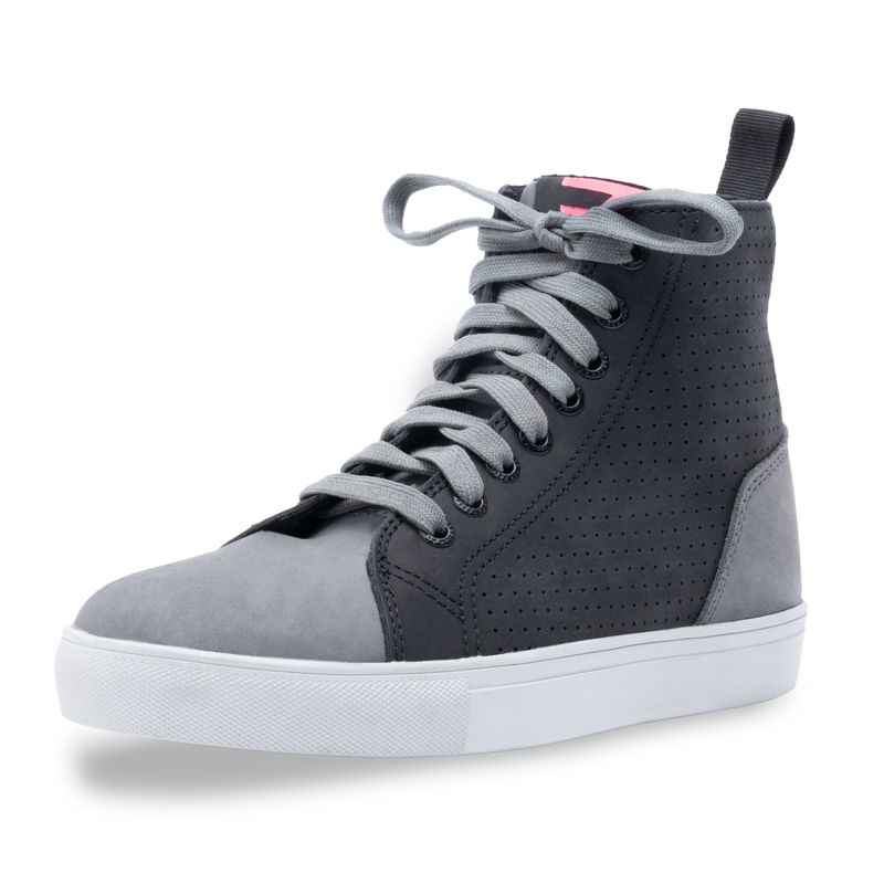 Botas de moto para mujer Rebelhorn Tramp II negras y grises
