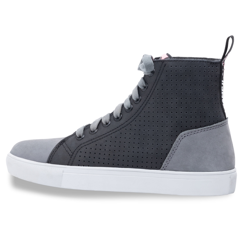 Botas de moto para mujer Rebelhorn Tramp II negras y grises