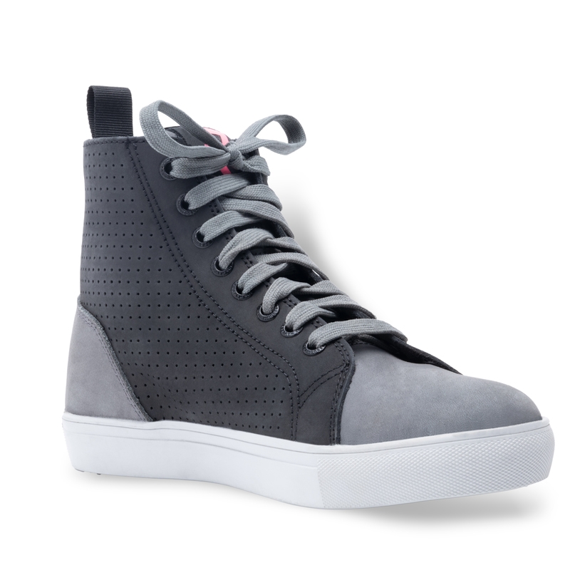 Botas de moto para mujer Rebelhorn Tramp II negras y grises