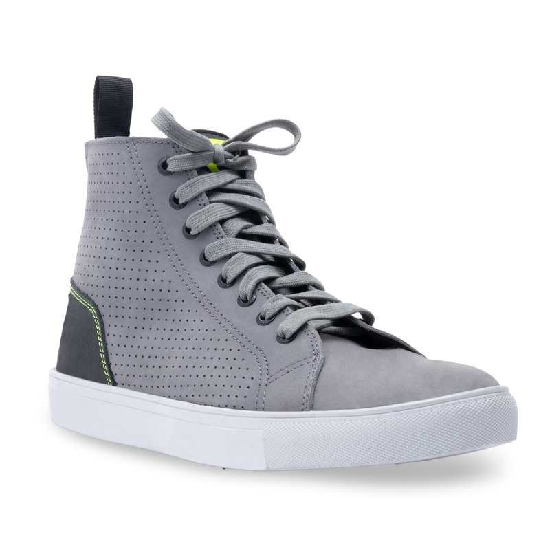 Botas de moto Rebelhorn Tramp II gris-amarillo fluo liquidación