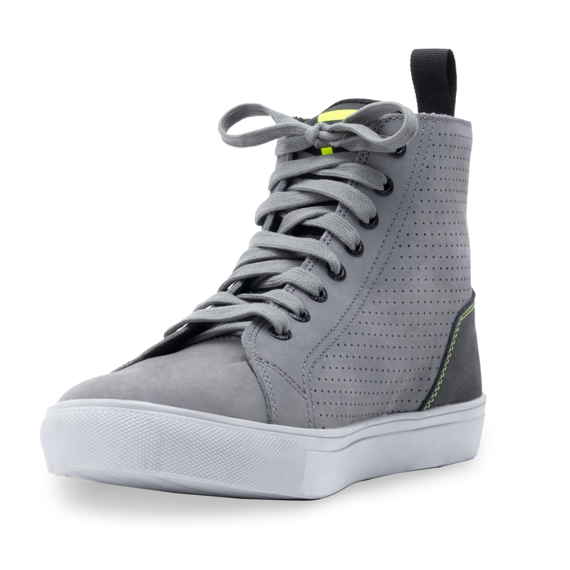 Botas de moto Rebelhorn Tramp II gris-amarillo fluo liquidación