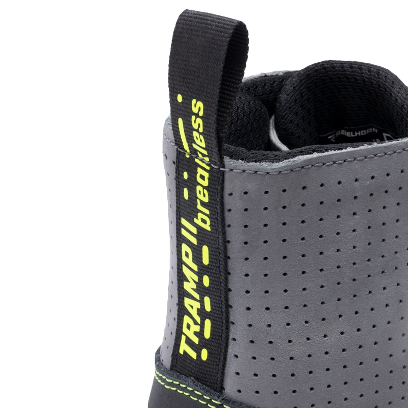 Botas de moto Rebelhorn Tramp II gris-amarillo fluo liquidación