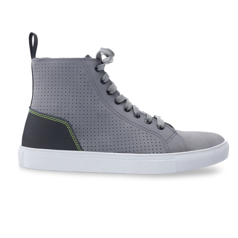 Botas de moto Rebelhorn Tramp II gris-amarillo fluo liquidación