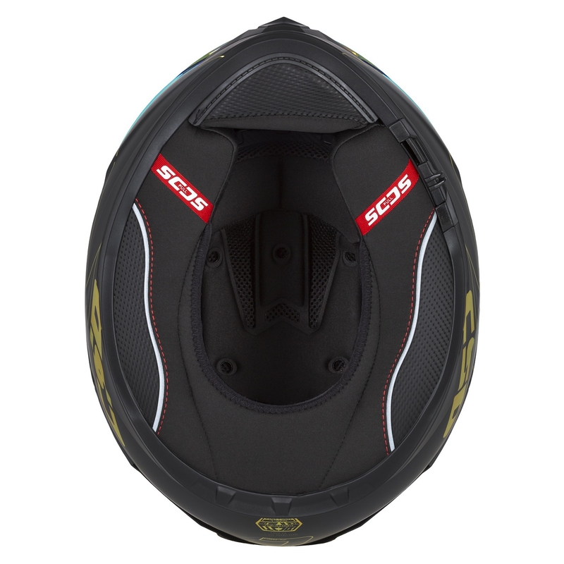 Casco de moto Cassida Integral GT 2.1 Flash negro-oro-gris