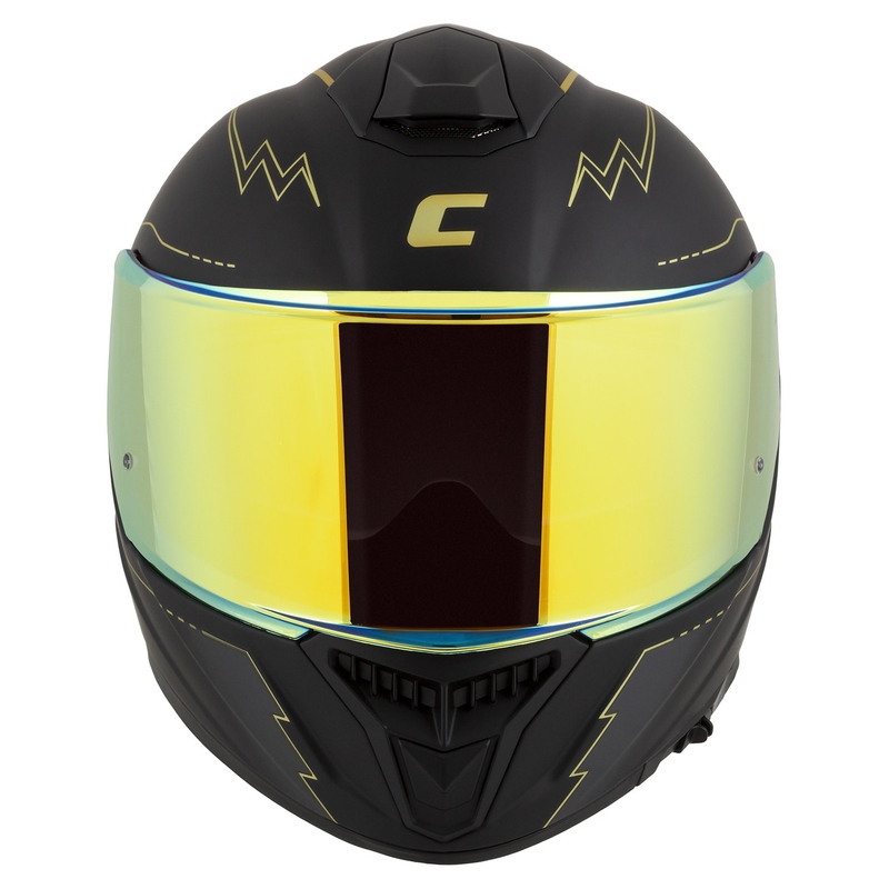 Casco de moto Cassida Integral GT 2.1 Flash negro-oro-gris