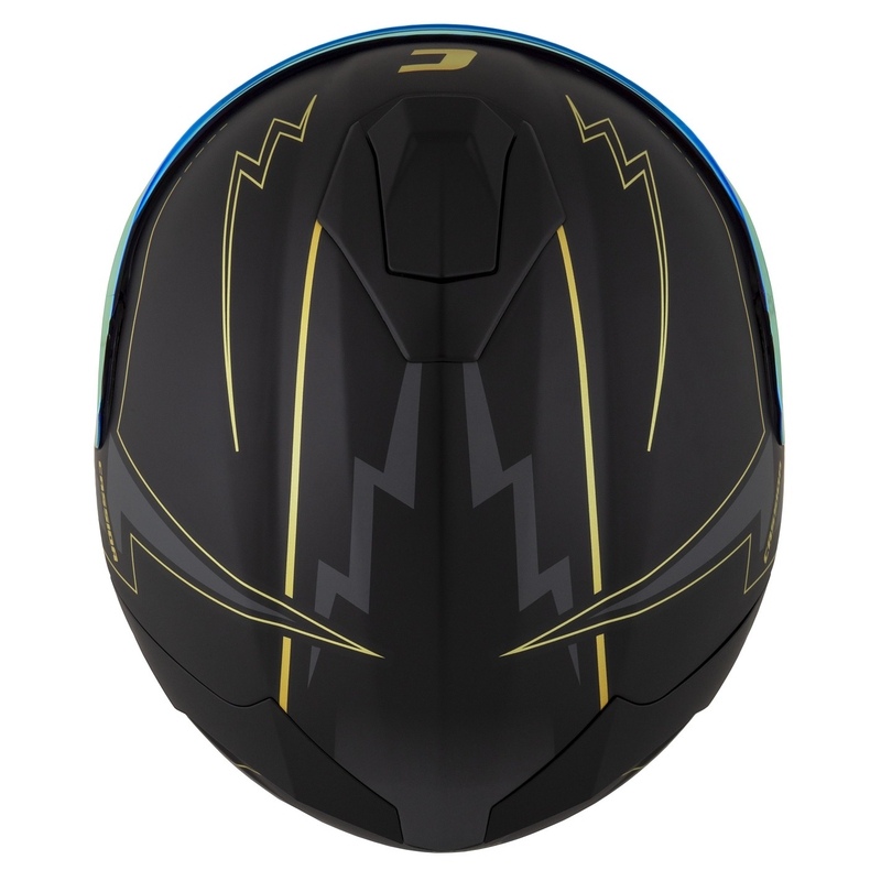 Casco de moto Cassida Integral GT 2.1 Flash negro-oro-gris