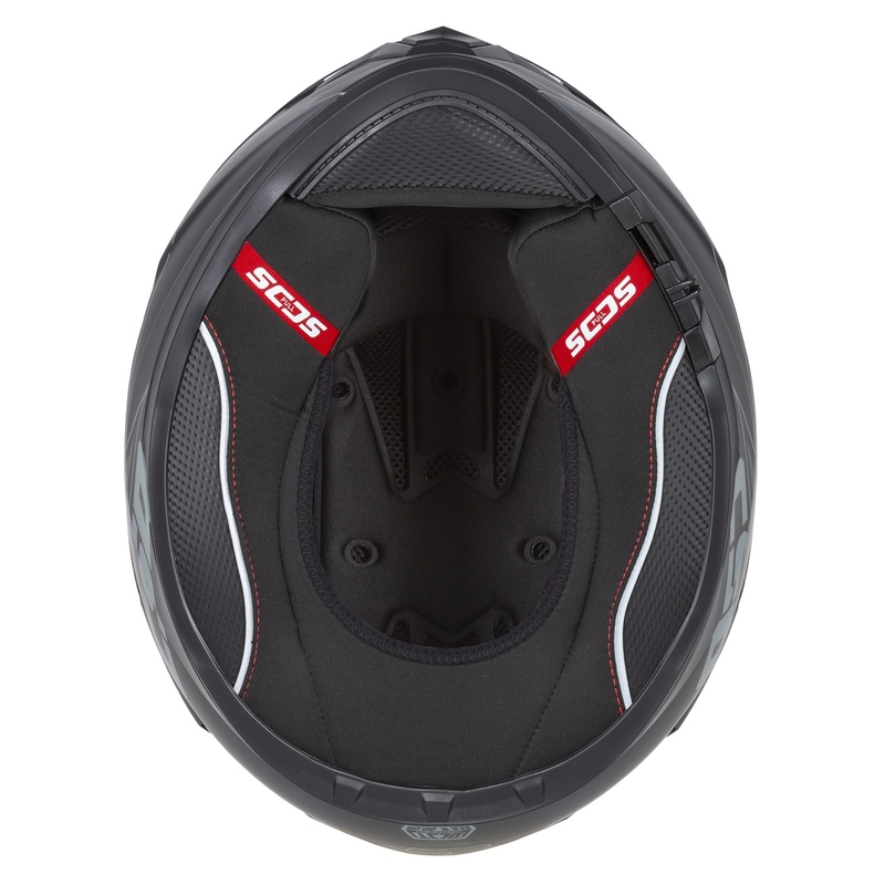 Casco de moto integral Cassida Integral GT 2.1 Flash Negro-Gris