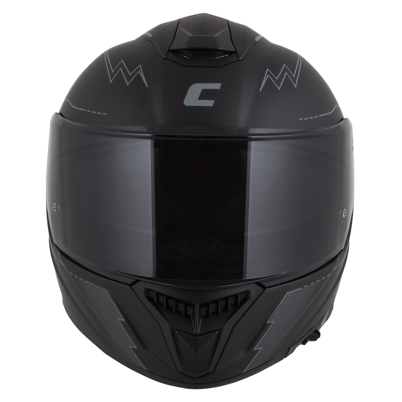 Casco de moto integral Cassida Integral GT 2.1 Flash Negro-Gris