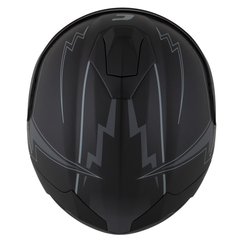 Casco de moto integral Cassida Integral GT 2.1 Flash Negro-Gris