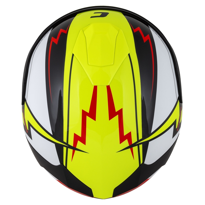 Casco integral de moto Cassida Integral GT 2.1 Flash amarillo fluo-rojo-negro-blanco