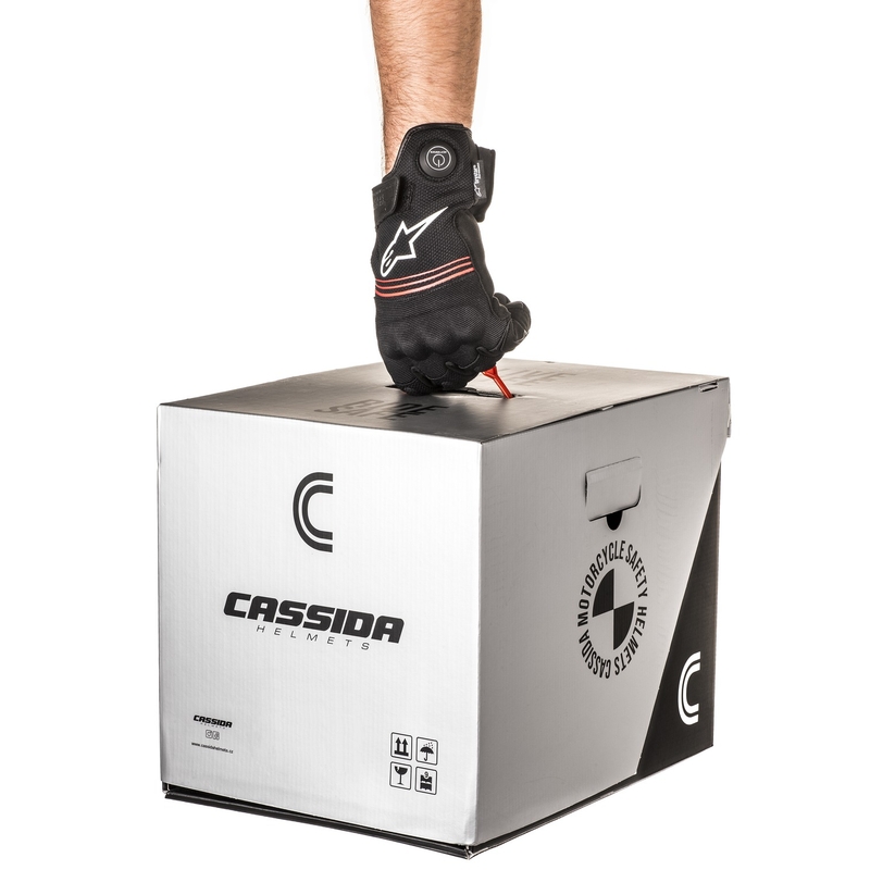 Casco de moto Cassida Integral GT 2.1 Flash negro-amarillo fluorescente-gris