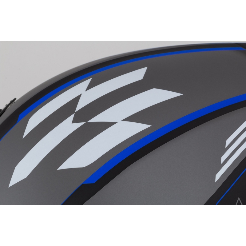 Casco integral Cassida Integral 3.0 RoxoR negro-gris-azul