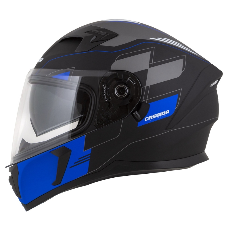 Casco integral Cassida Integral 3.0 RoxoR negro-gris-azul