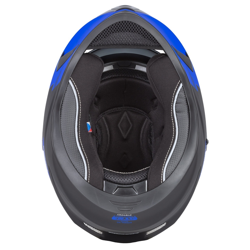 Casco integral Cassida Integral 3.0 RoxoR negro-gris-azul