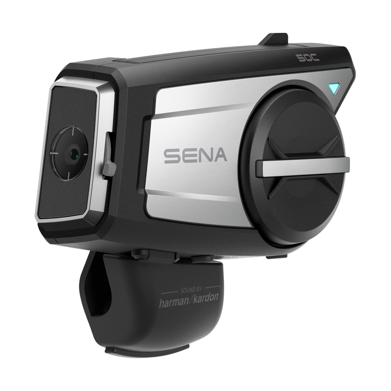 Casco telefónico de malla SENA 50C con cámara 4K