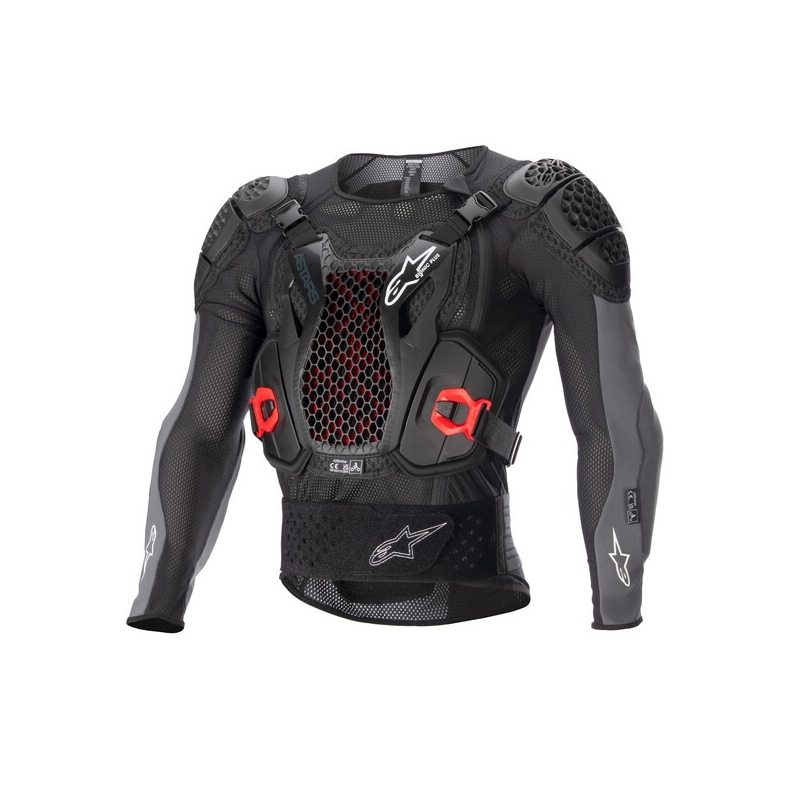Protector corporal Alpinestars Bionic Plus 2 negro-gris-rojo