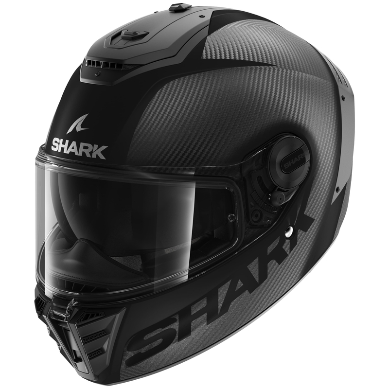 Integrální přilba na motorku SHARK SPARTAN RS Carbon Skin 2023 černá matná