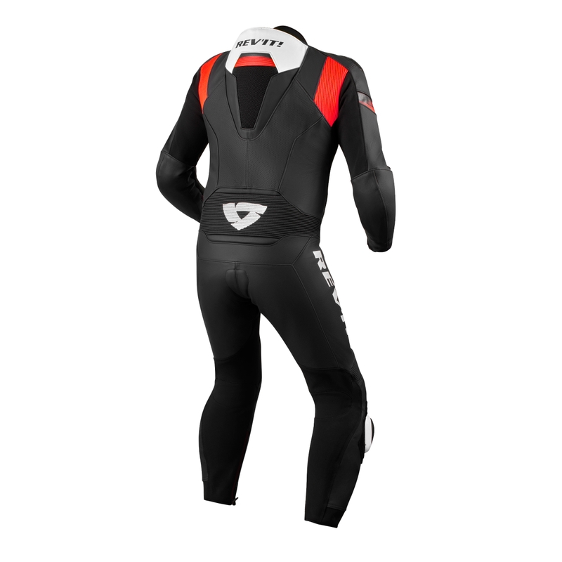Mono de moto Revit Argon 2 negro-rojo fluo