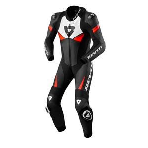 Mono de moto Revit Argon 2 negro-rojo fluo