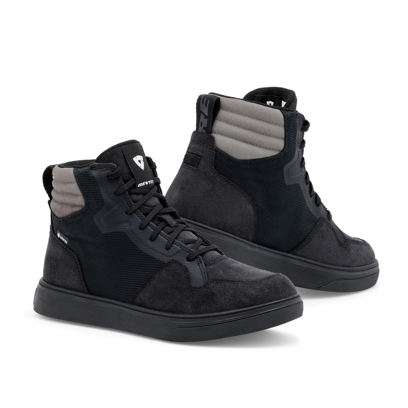 Botas de moto para mujer Revit Krait GTX Negro-Gris
