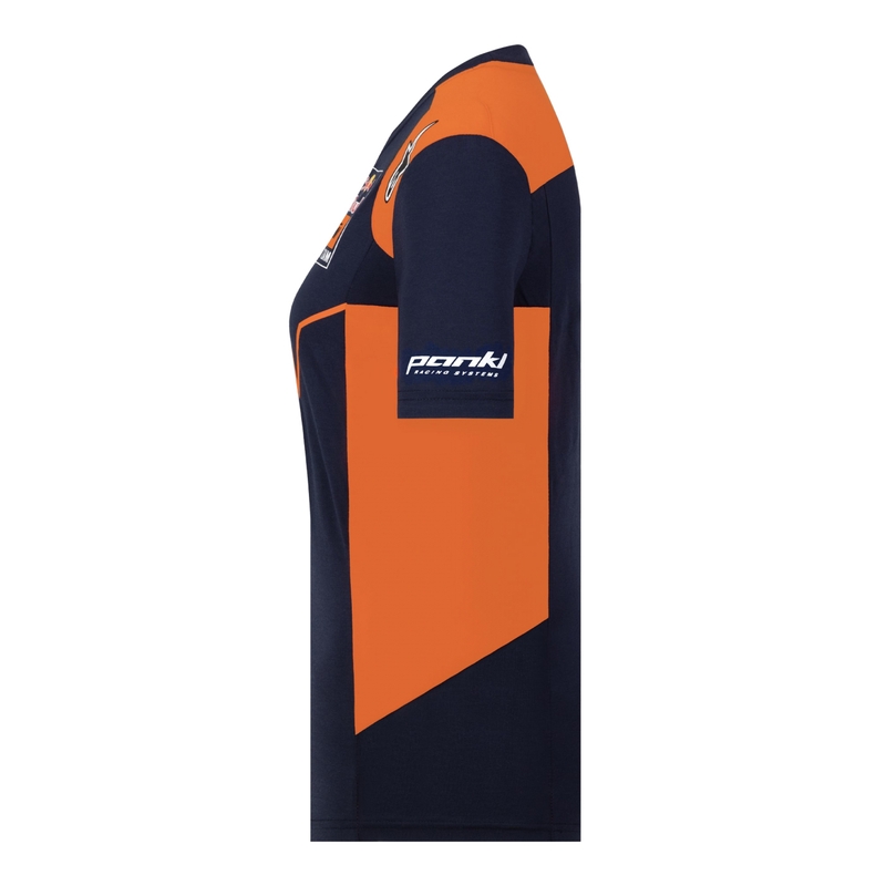 Camiseta de mujer KTM Red Bull Racing Official Teamline azul-naranja liquidación