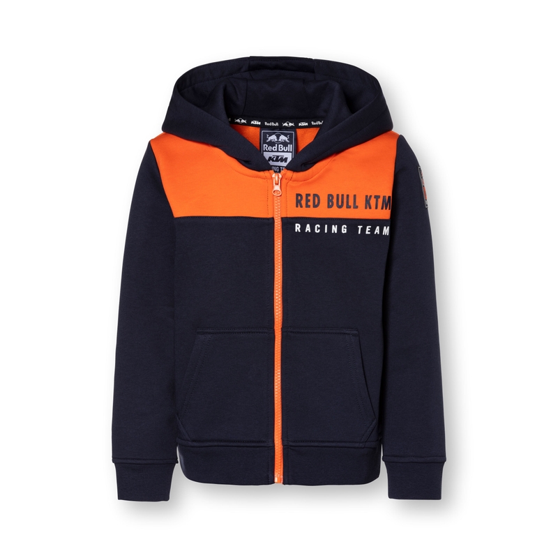 Sudadera con capucha infantil KTM Red Bull Zone naranja-azul liquidación