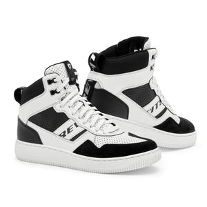Botas de moto Revit Pacer en blanco y negro