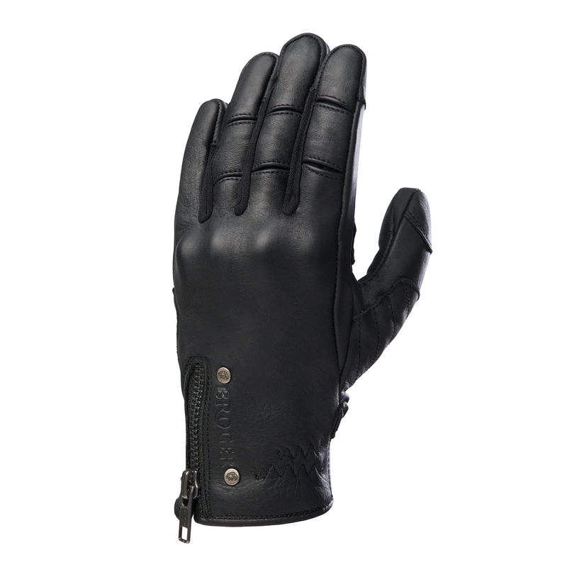 Guantes de moto para mujer Broger Florida negros liquidación