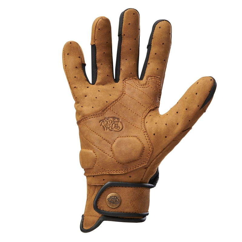 Guantes de moto para mujer Broger Florida marrón coñac liquidación