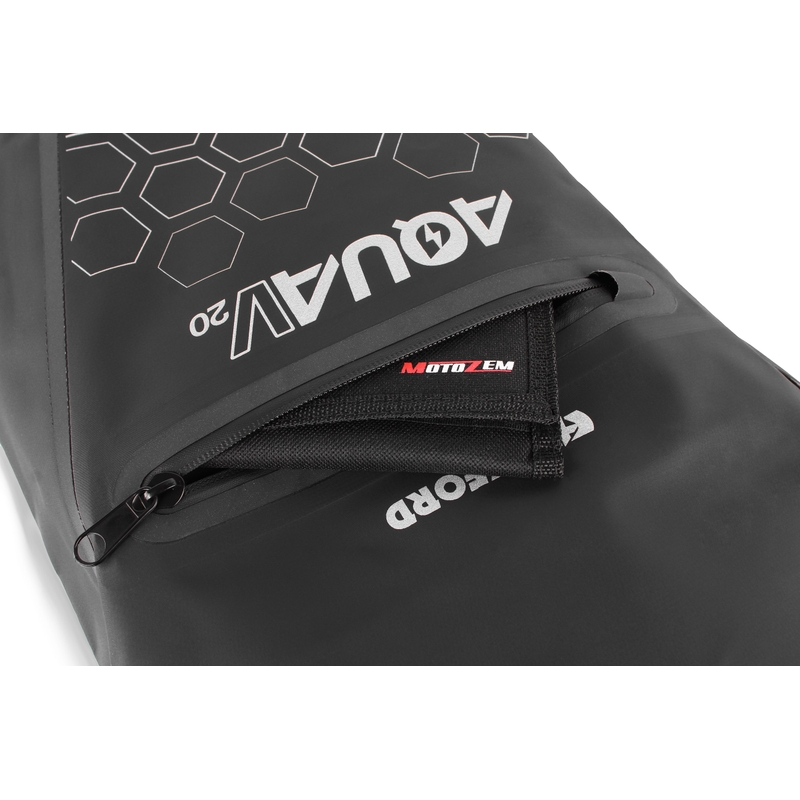 Mochila impermeable Oxford AQUA V20 negro 20 l