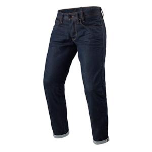 Revit Lewis Selvedge TF Azul Oscuro Vaqueros de moto recortados