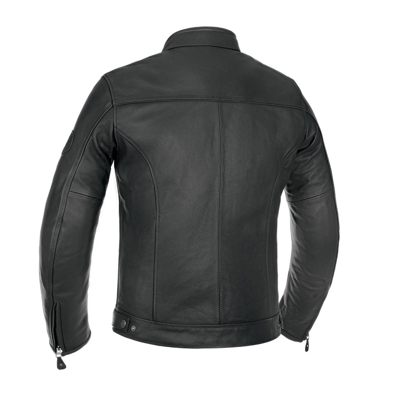 Oxford Walton Chaqueta de moto de cuero negro