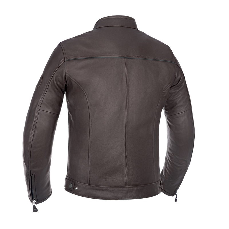Oxford Walton Chaqueta de moto de cuero marrón liquidación