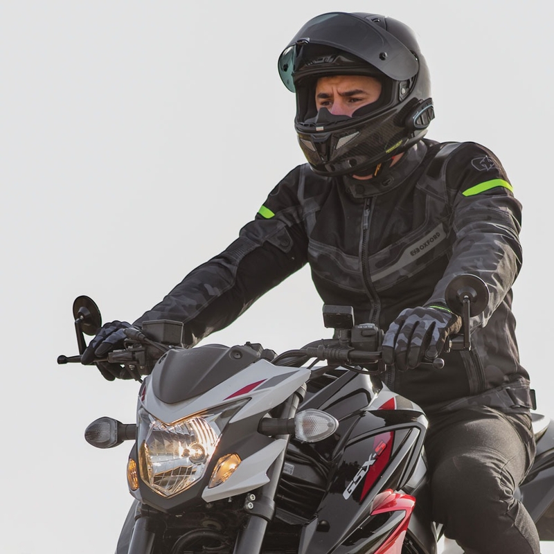 Chaqueta de moto Oxford Dakar D2D Air camuflaje gris liquidación
