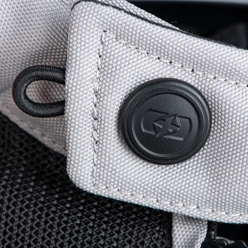 Chaqueta de moto Oxford Dakar D2D Air plata-azul-amarillo fluo