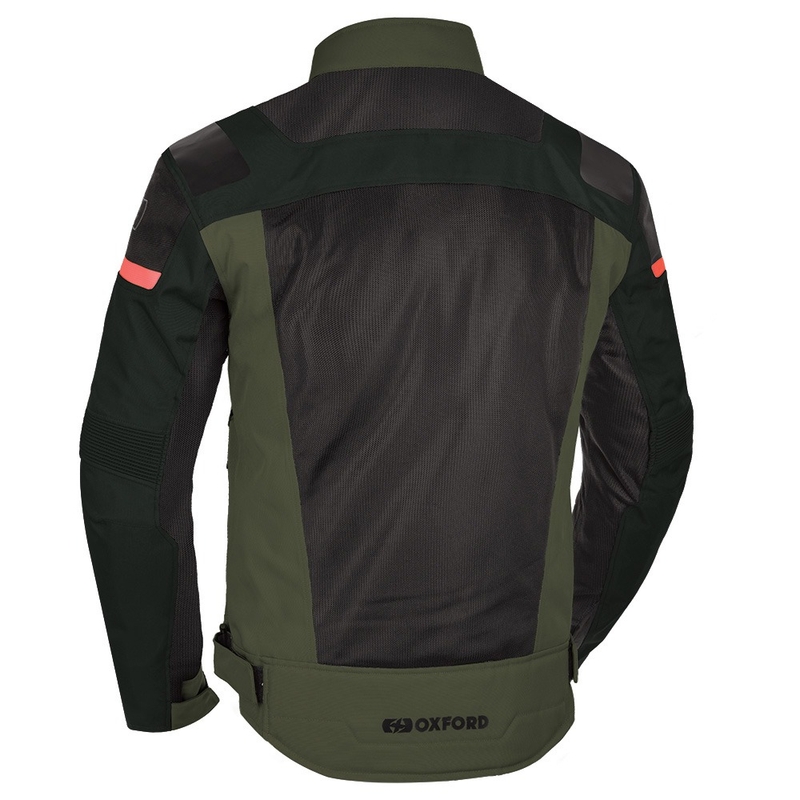 Chaqueta de moto Oxford Dakar D2D Air verde